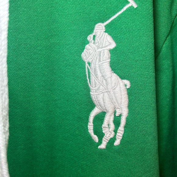 Vintage Polo Ralph Lauren big pony button neck hoodie - Picture 6 of 12